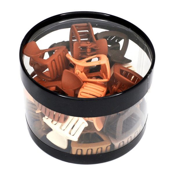 Набір крабиків для волосся матовий-S-15 0403-1026, 24 шт 0403-1026 фото