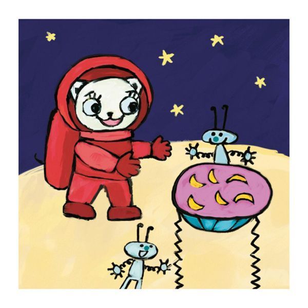 Дитяча книжка Киця-Миця в космосі 253585, 24 сторінки 253585 фото