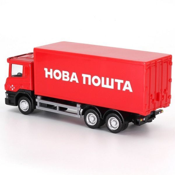 Автомодель дитяча Scania "Нова Пошта" TechnoDrive 250414U, масштаб 1:64 250414U фото