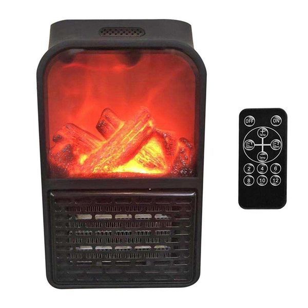 Портативний нагрівач з пультом Flame Heater (500 Вт) Економний 4000981821 фото