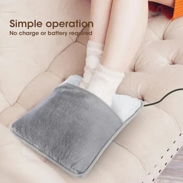 Портативна фланельова грілка для ніг з електричним підігрівом Foot warmer XL-997 Килимок з USB підігрівом XL997 фото