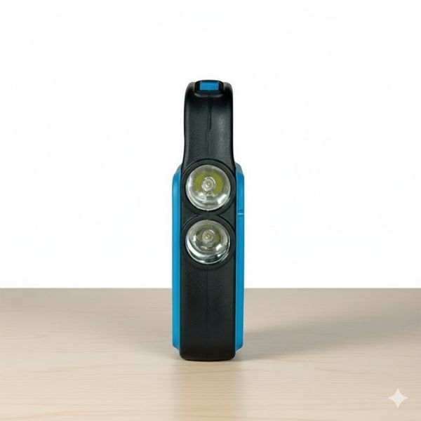 Ліхтар прожектор USB із сонячною панеллю та повербанком Solar LED light HS-8020 60 Вт водозахисту IP65 HS8020 фото