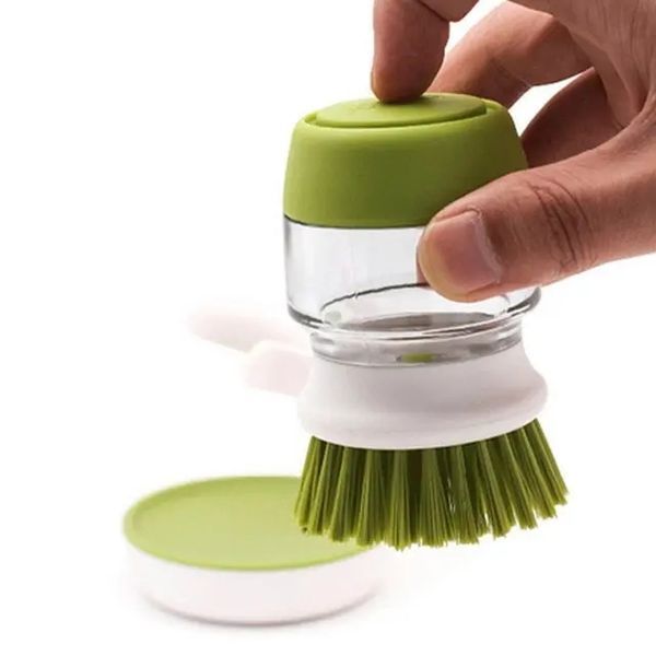 Щітка для миття посуду з дозатором для миючого засобу Soap Brush pr88403 фото