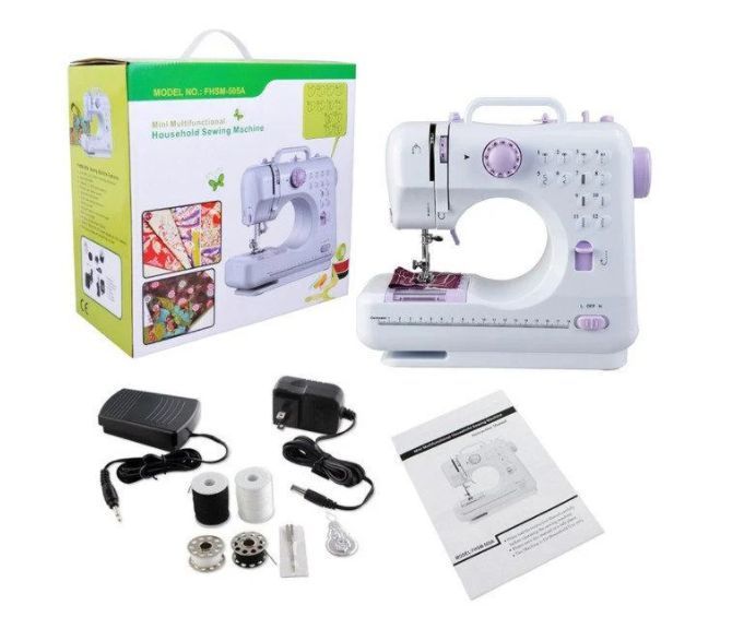 Настільна, компактна Швейна Швейна машинка Sewing machine 202. Краща Ціна! YASM505A фото