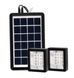 Портативна сонячна система EP-05 3в1 6v3w, Led лампи х2, powerbank M15363 фото 3