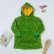 Дитячий плед-толстовка Huggle Hoodie &laquo;Лісова пригода&raquo; (зелений) &mdash; затишний плед-худі 3 в 1 для ігор і відпочинку HHG02 фото 3