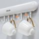 Універсальна настінна вішалка з гачками Towel hook LY-839 2054049 фото 4