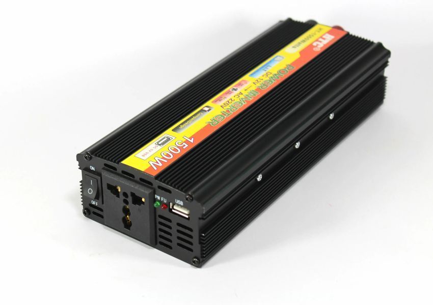 Перетворювач AC/DC 1500W 12V SSK / Інвертор у машину / Автомобільний перетворювач напруги sp1678 фото